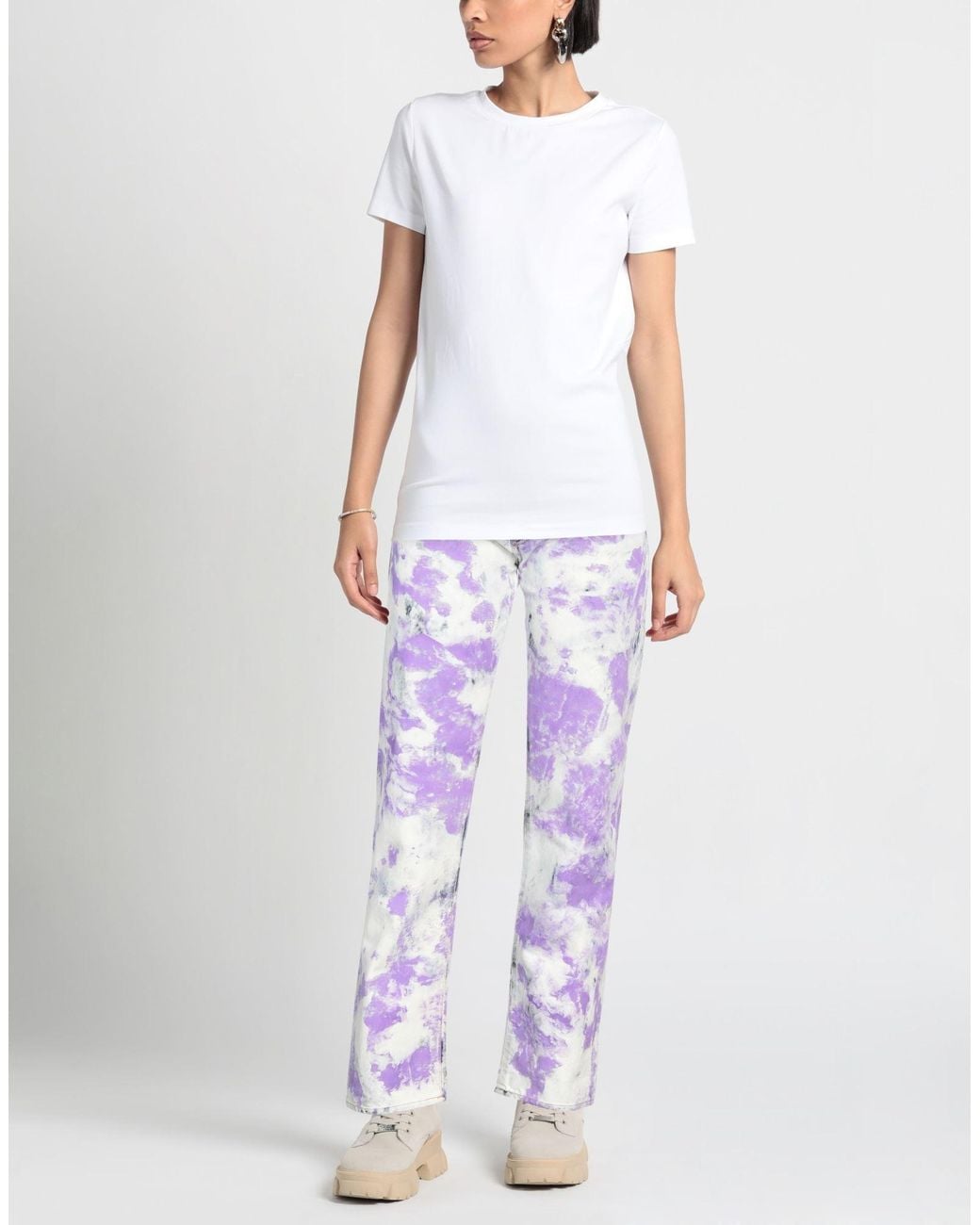 MSGM Purple Jeans