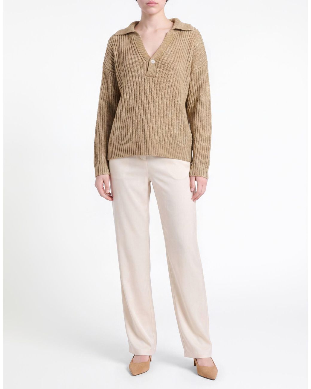 Kocca Natural Sand Sweater Acrylic, Viscose, Wool, Polyester, Alpaca Wool