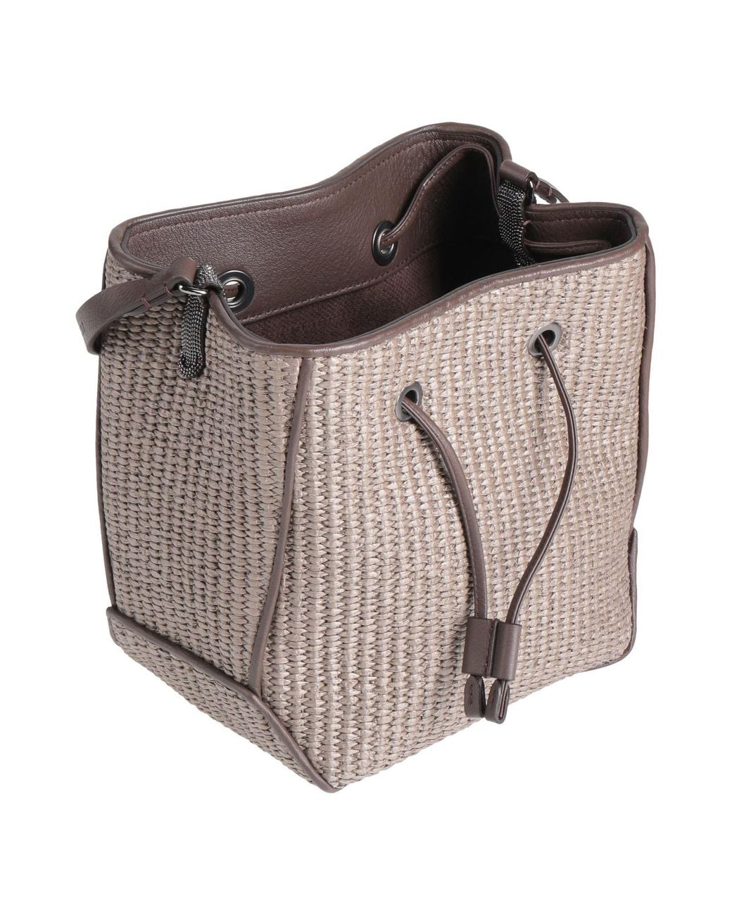 Brunello Cucinelli Natural Cross-Body Bag