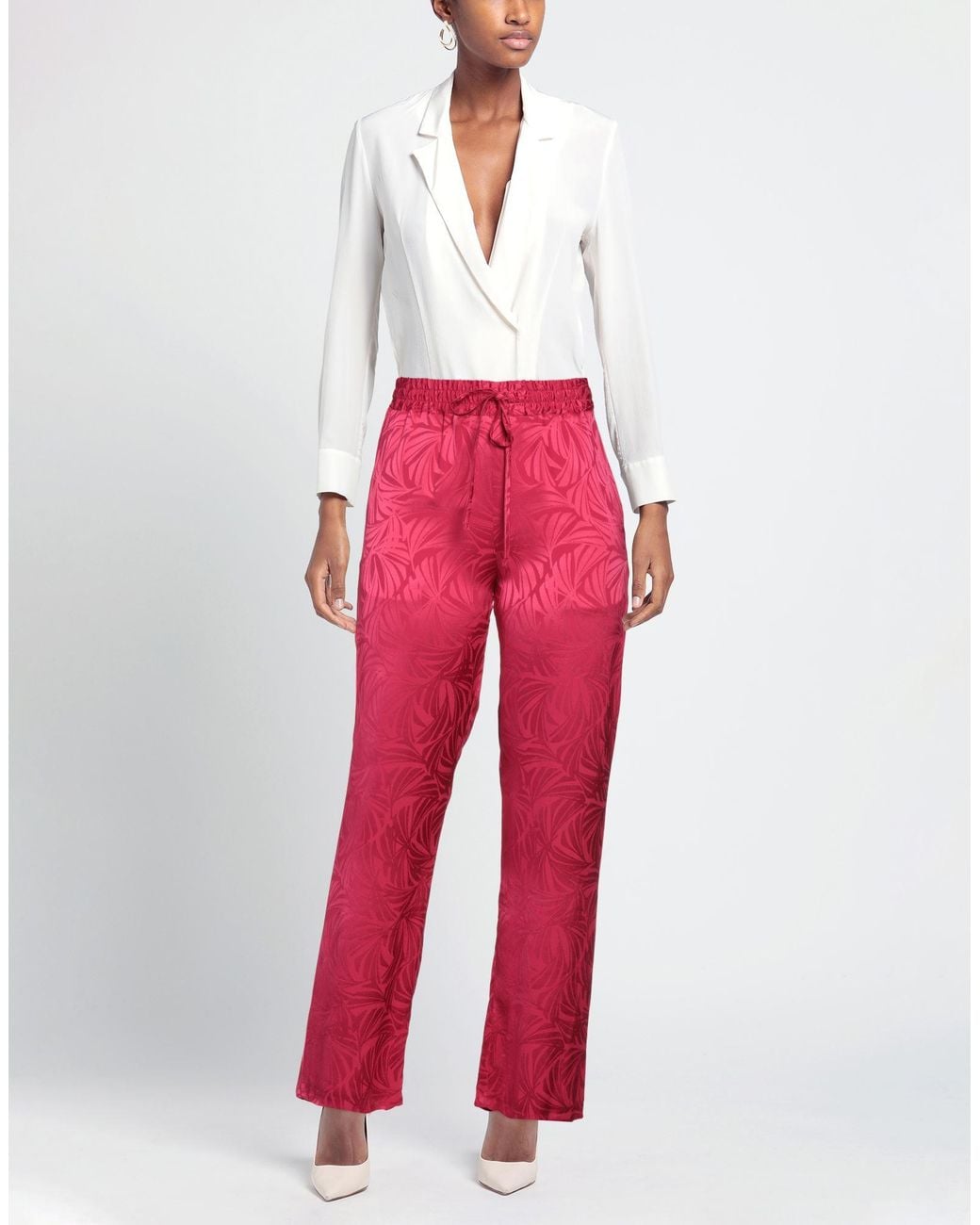 Blumarine Red Trouser