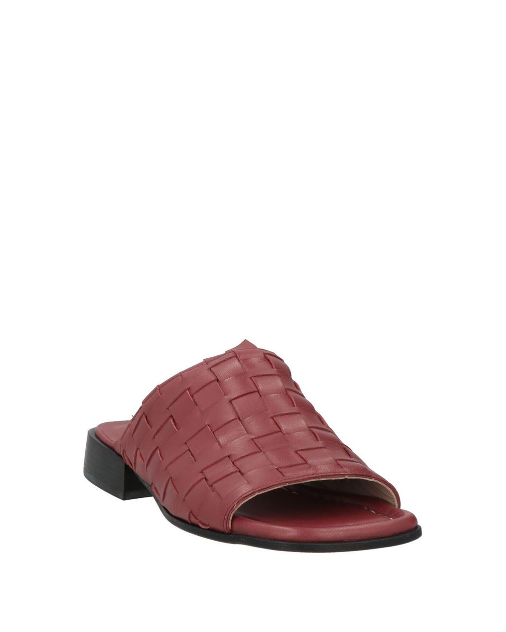 Ixos Purple Burgundy Sandals Leather