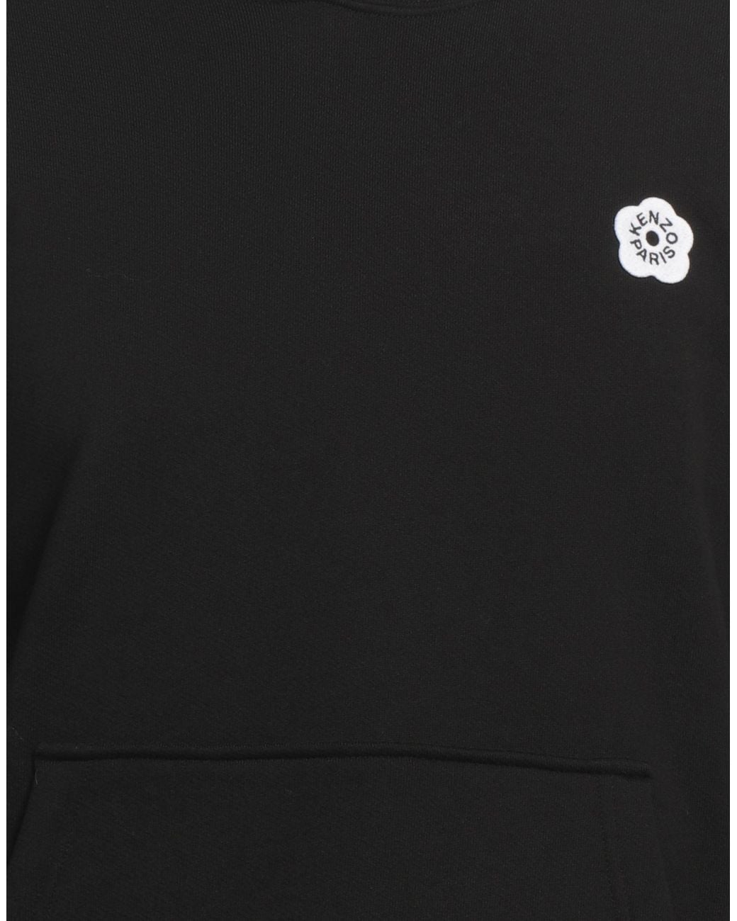KENZO Black Sweatshirt Cotton, Elastane for men