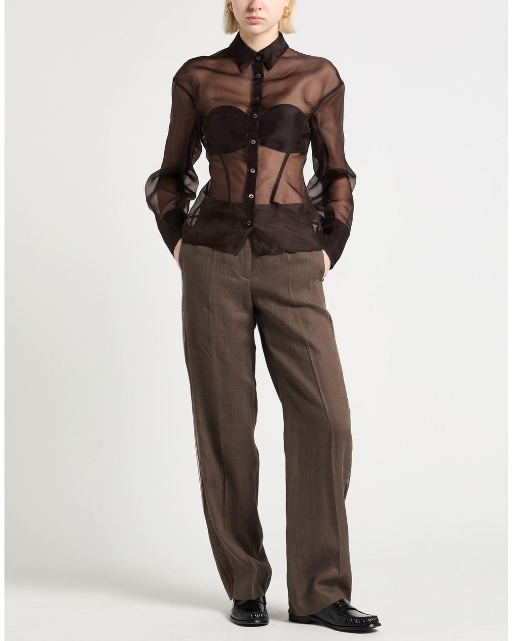 Staud Brown Shirts