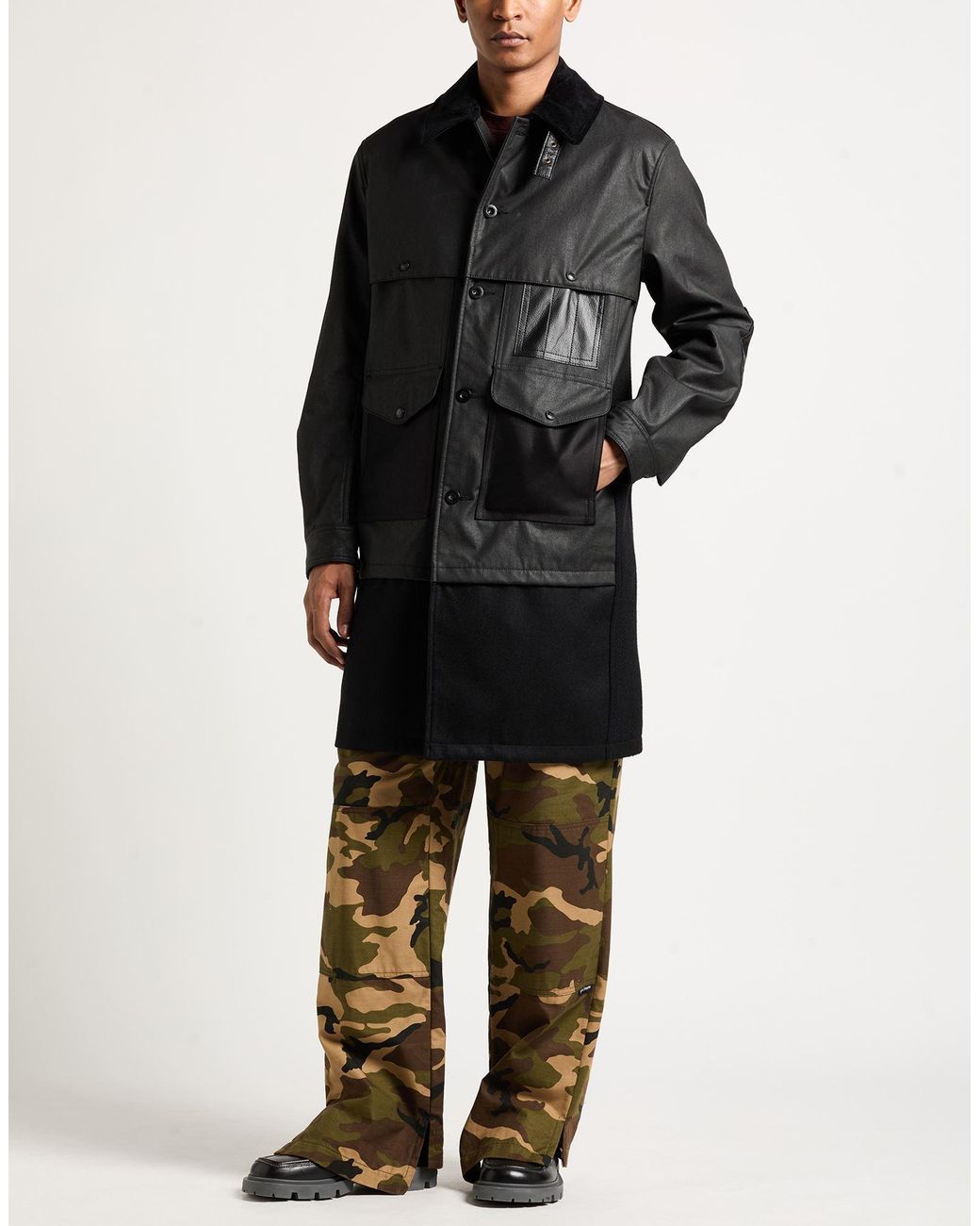 Abrigo Junya Watanabe de hombre de color Black