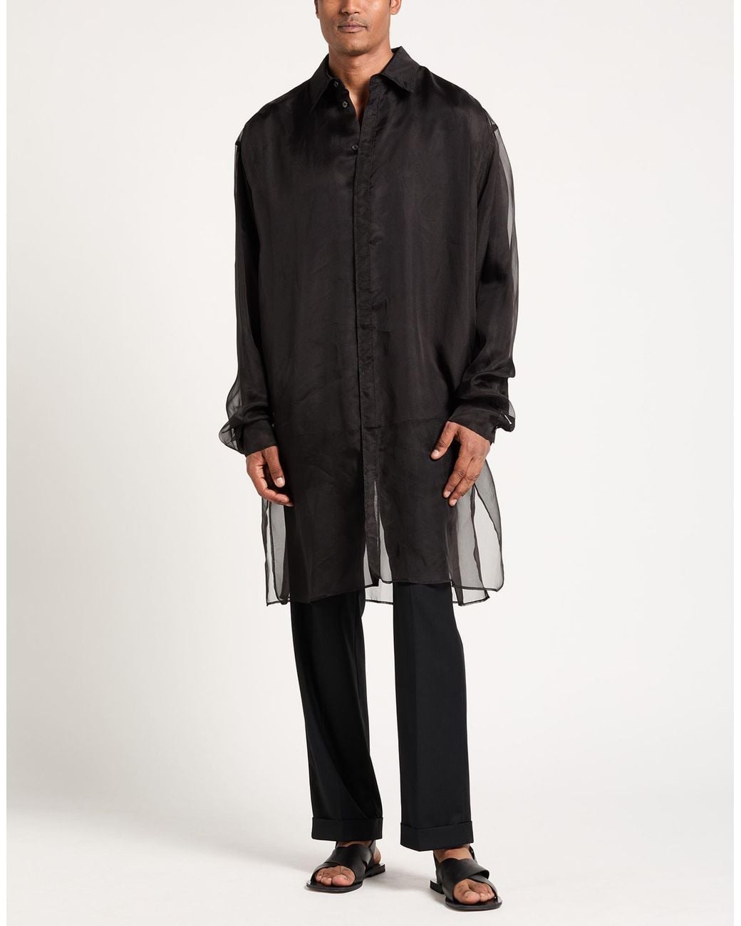 Dolce & Gabbana Black Shirt Silk for men