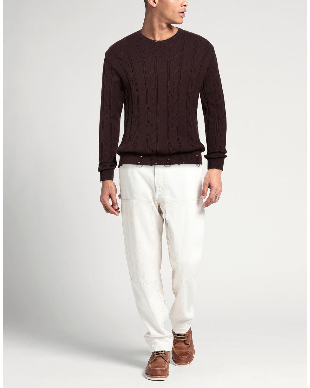 Pullover MARSĒM de hombre de color Brown