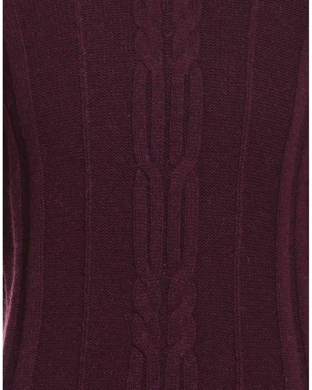 Alpha Studio Purple Turtleneck for men