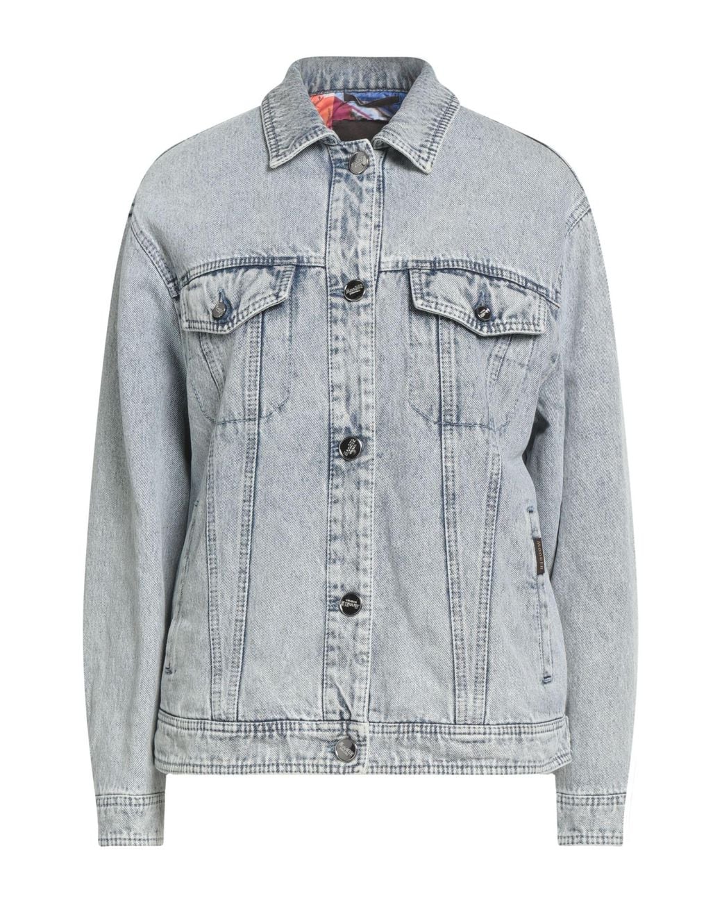 Moorer Blue Denim Outerwear Cotton