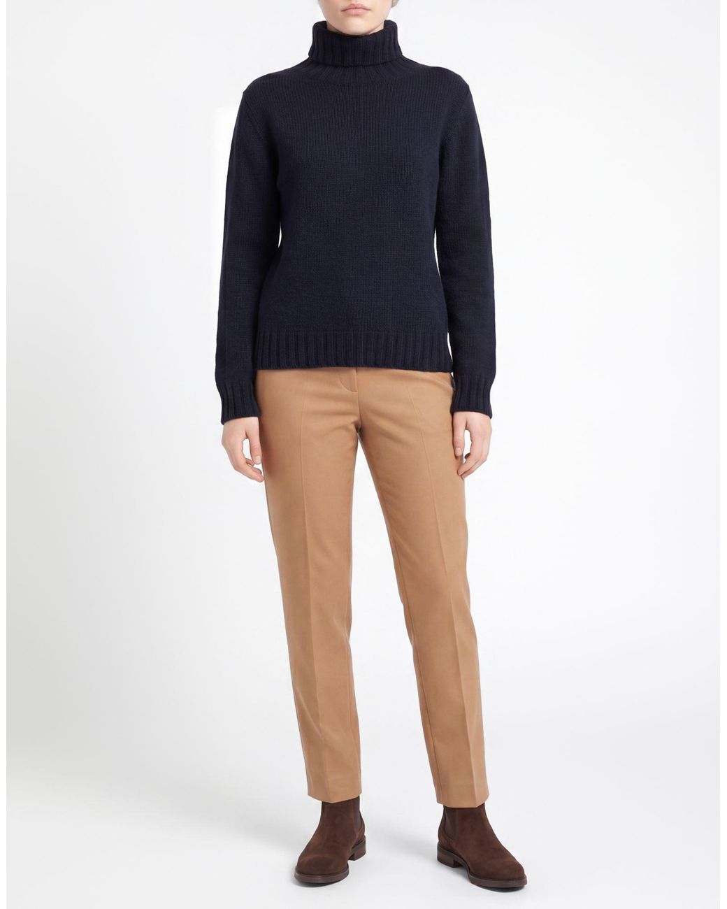 Aragona Blue Turtleneck