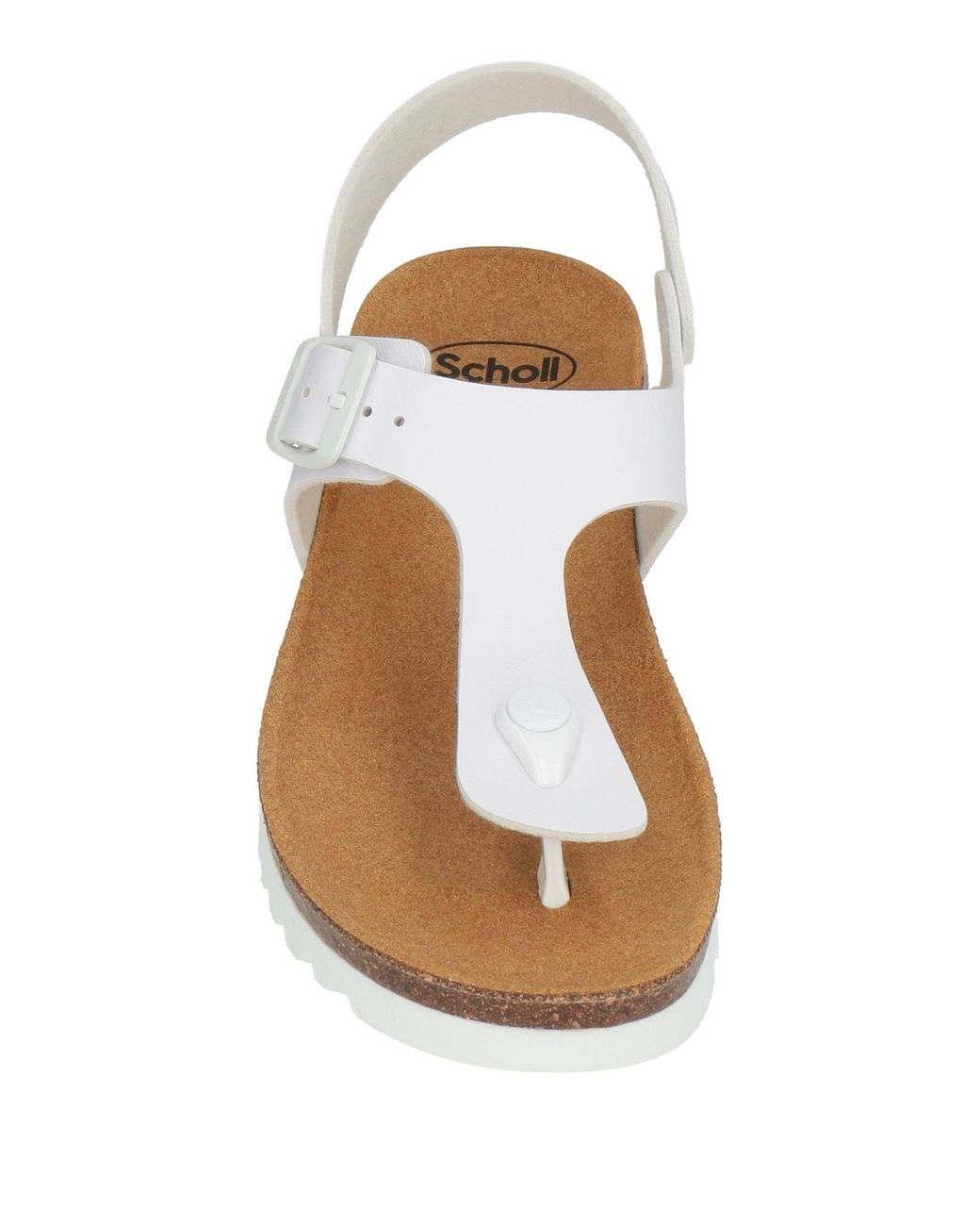 Scholl White Thong Sandal
