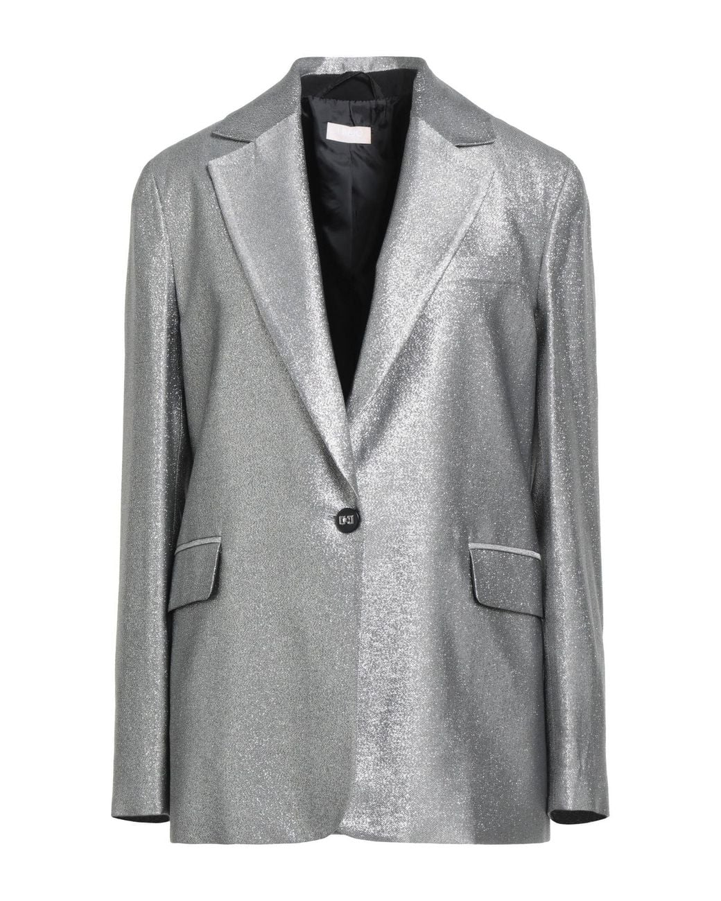 Liu Jo Gray Blazer Viscose, Polyester, Polyamide, Elastane