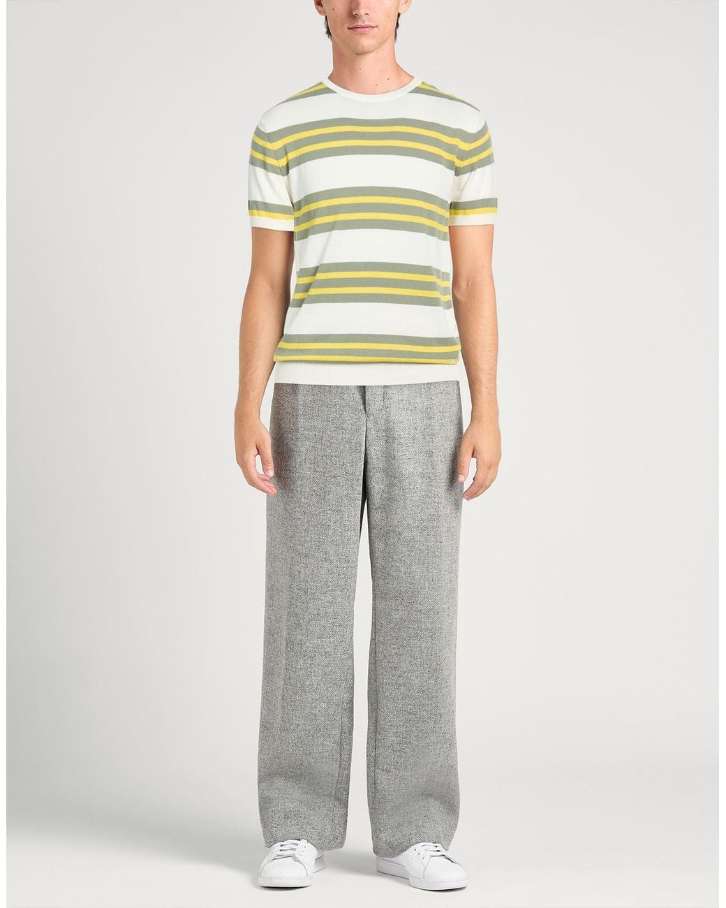 Manuel Ritz Yellow Sweaters for men