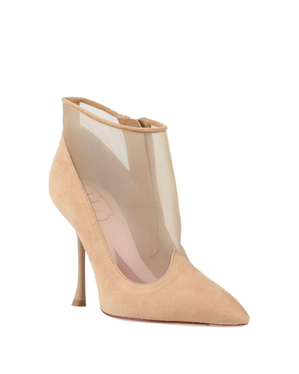 Roger Vivier Natural Ankle Boots