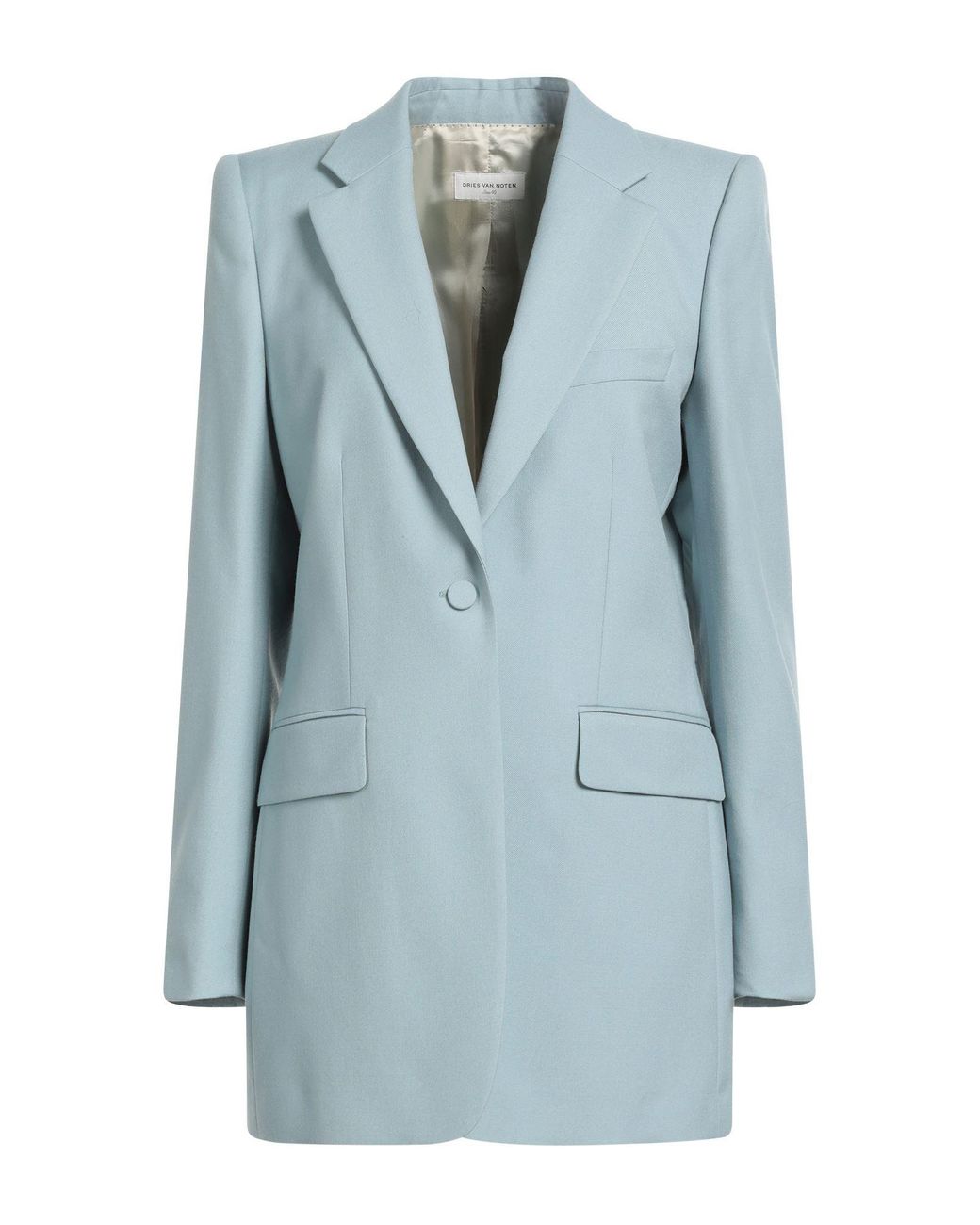 Dries Van Noten Blue Sky Blazer Wool