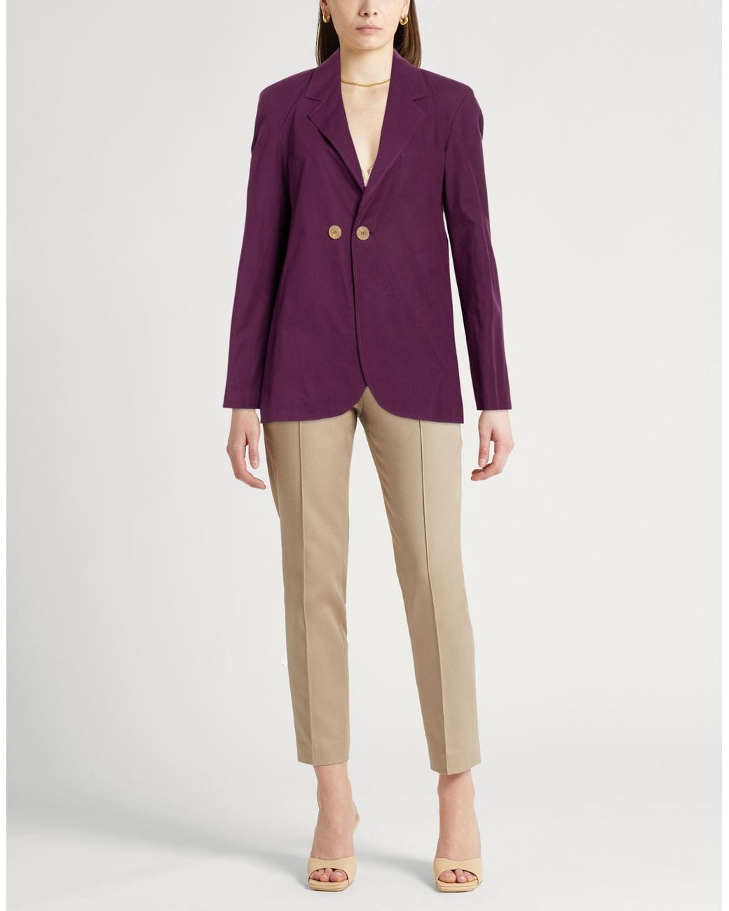 Alysi Purple Blazer