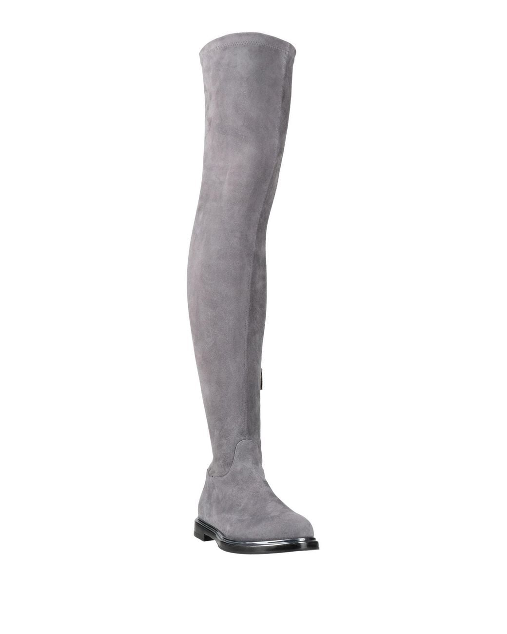 Le Silla White Boot Leather