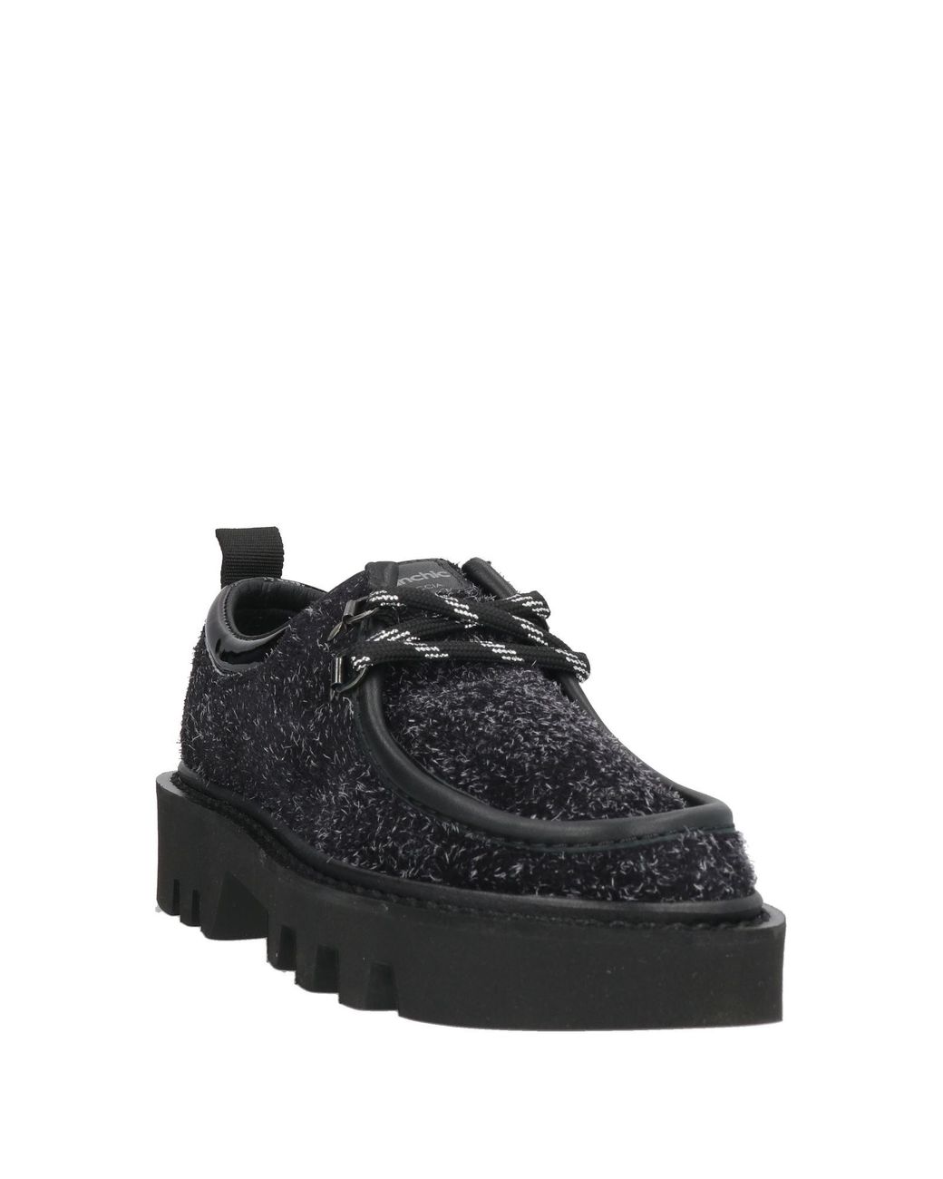 Pànchic Black Lace-Up Shoes Leather