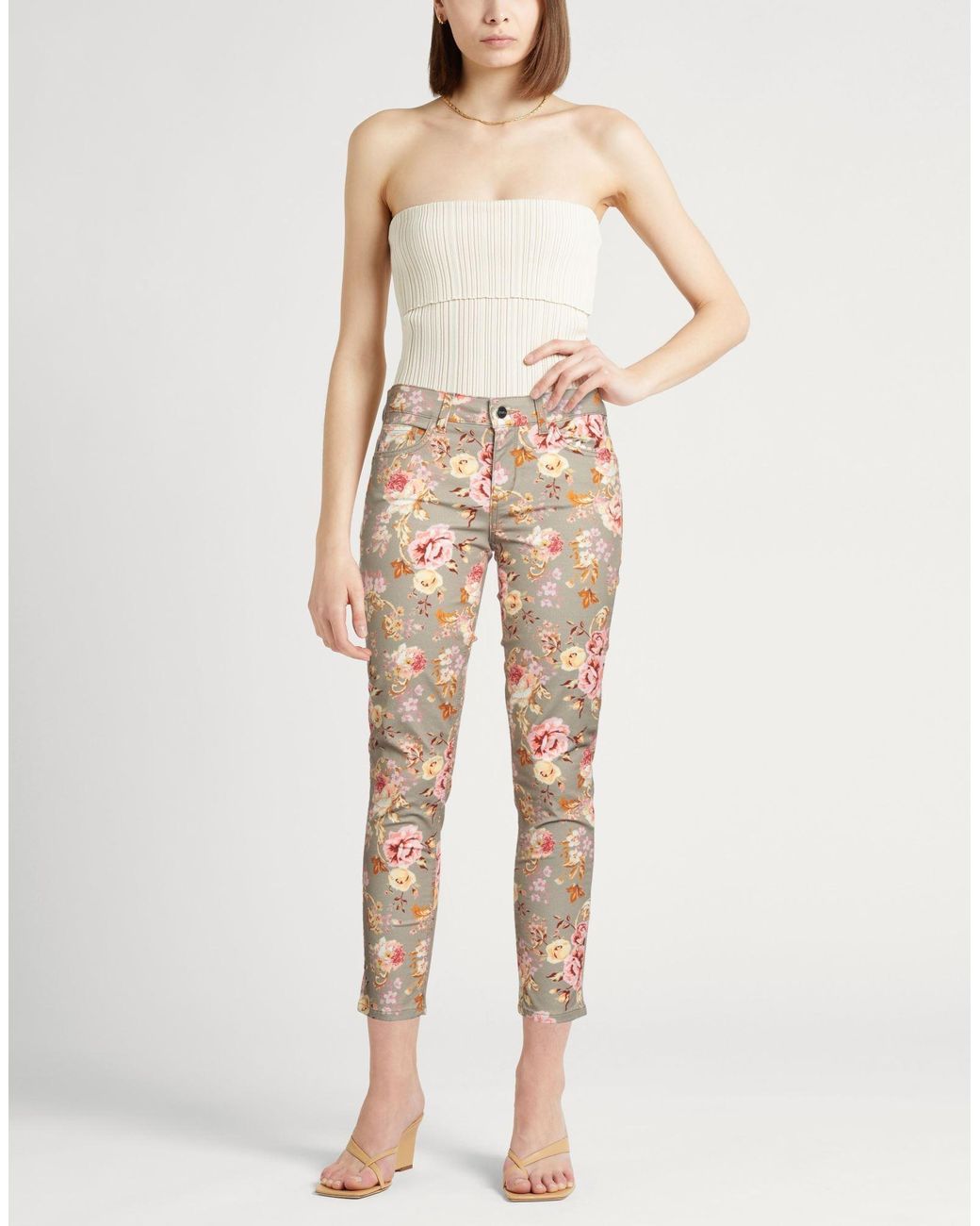 Liu Jo Natural Pants Cotton
