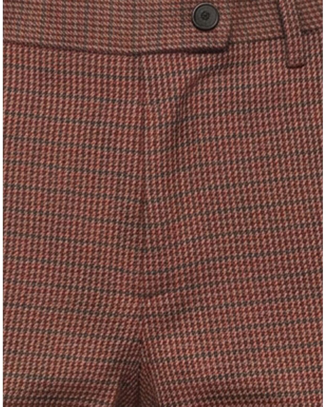 Aspesi Brown Pants Virgin Wool, Elastane