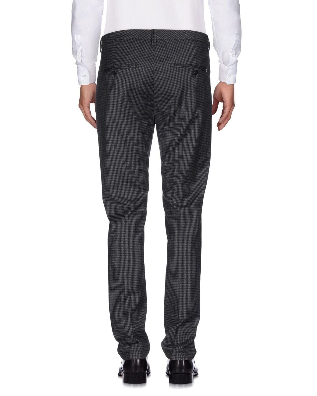 Dondup Gray Pants Virgin Wool, Elastane for men