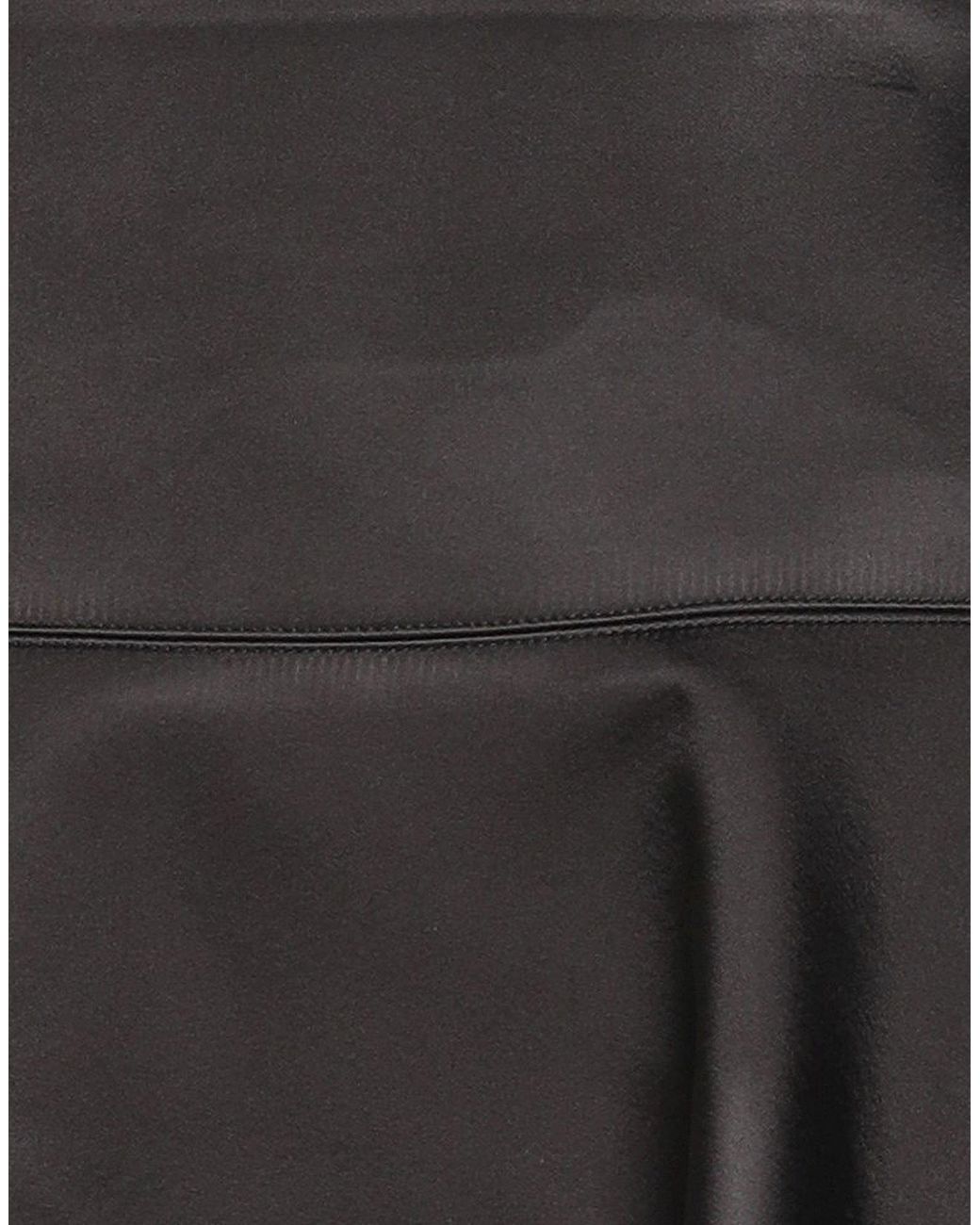 Caractere Black Mini Skirt Polyester, Elastane