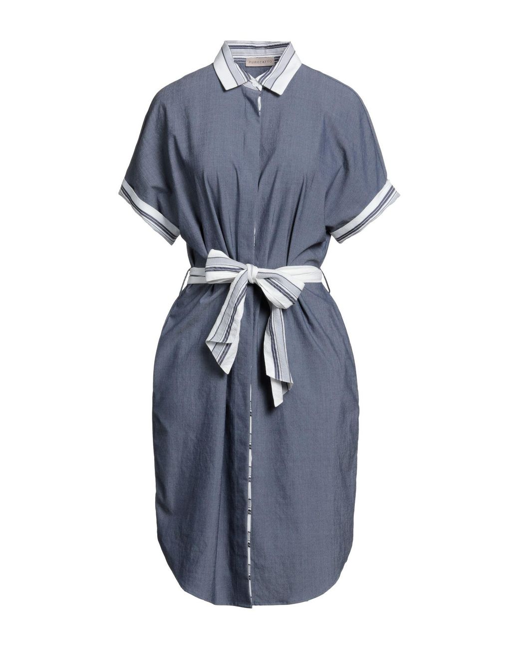 Purotatto Blue Midi Dress