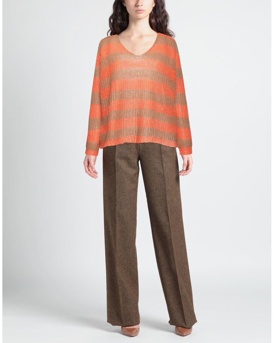 Pullover Pink Memories en coloris Orange