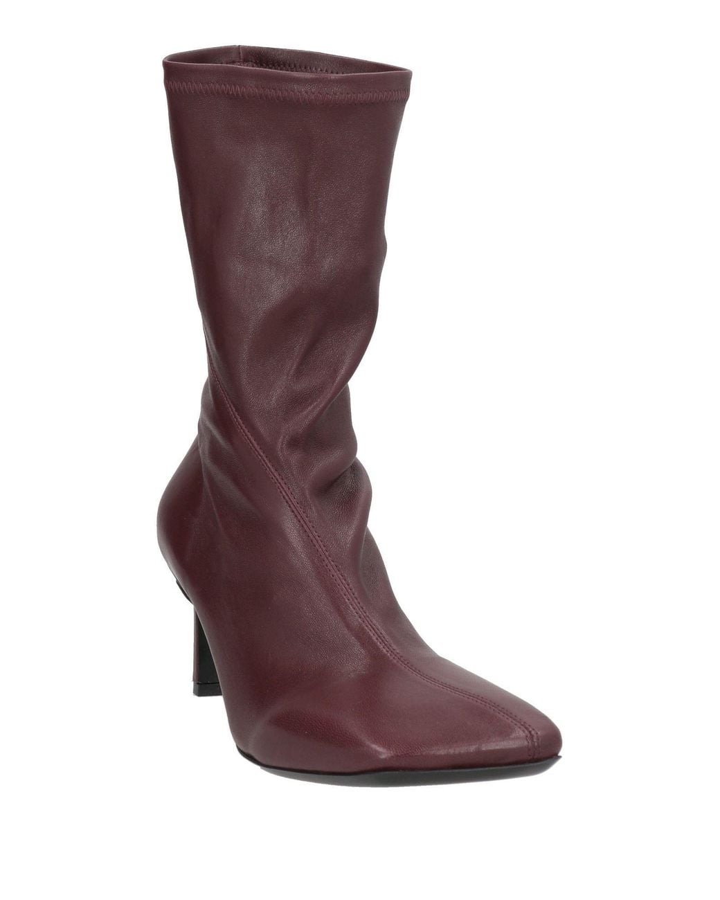 Jil Sander Purple Ankle Boots