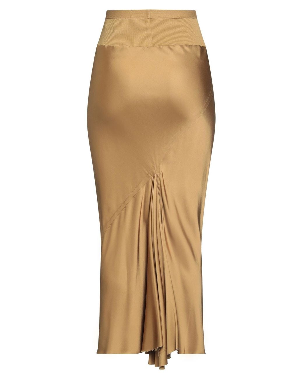Rick Owens Natural Maxi Skirt