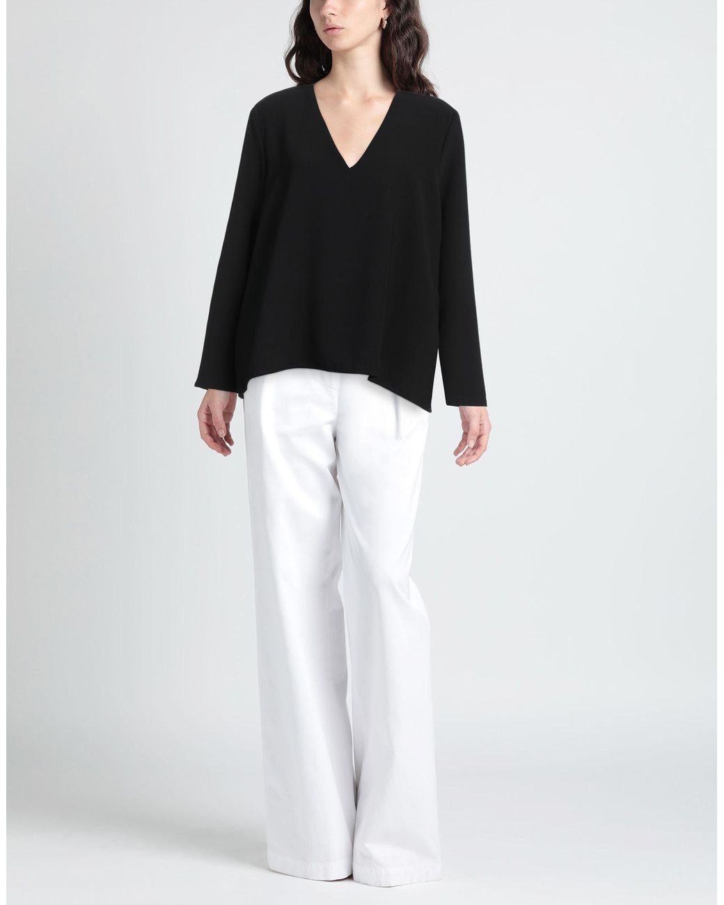 Alpha Studio Black Top Polyester, Elastane