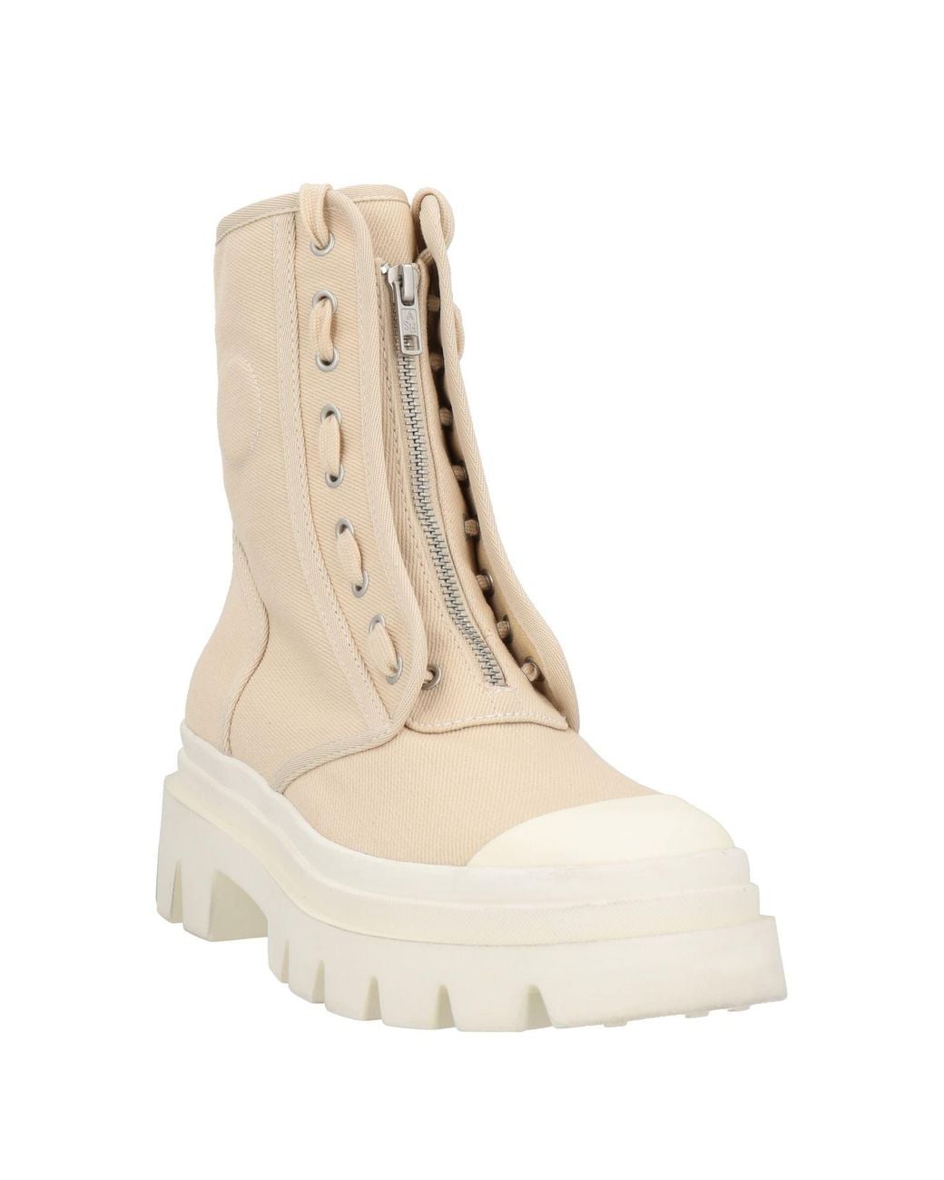 Ash Natural Ankle Boots