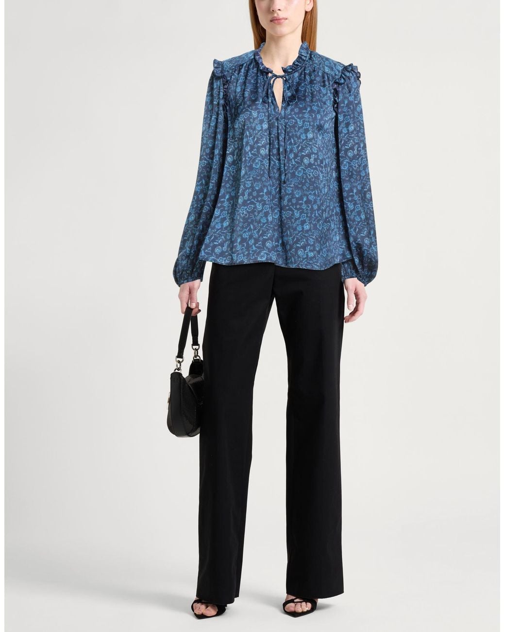 Maje Blue Top Polyester