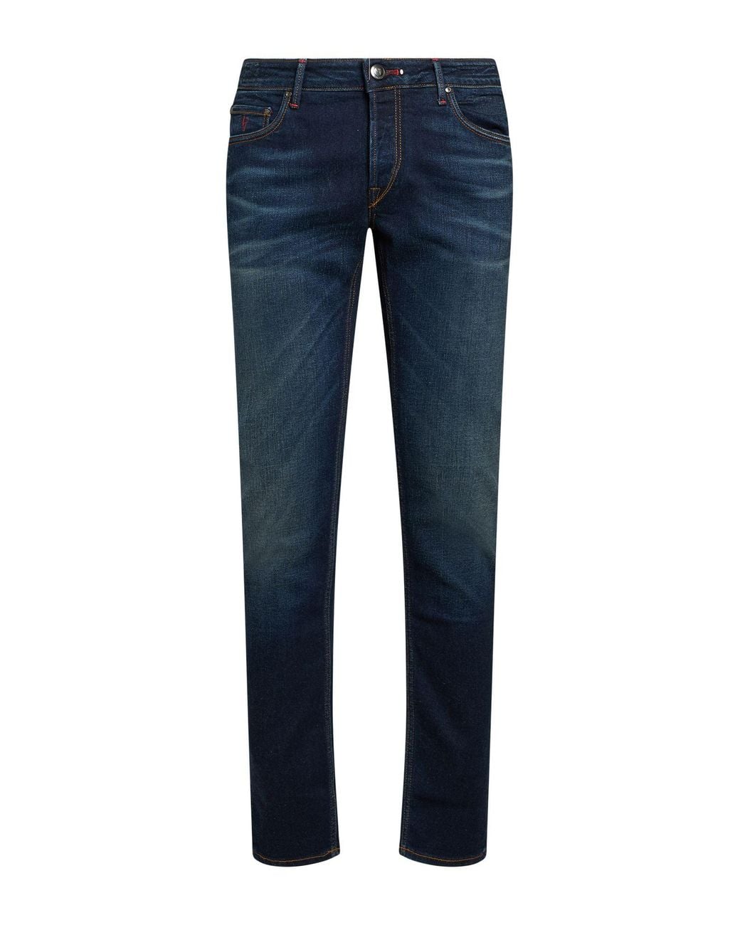 Hand Picked Blue Jeans Cotton, Elastomultiester, Elastane for men