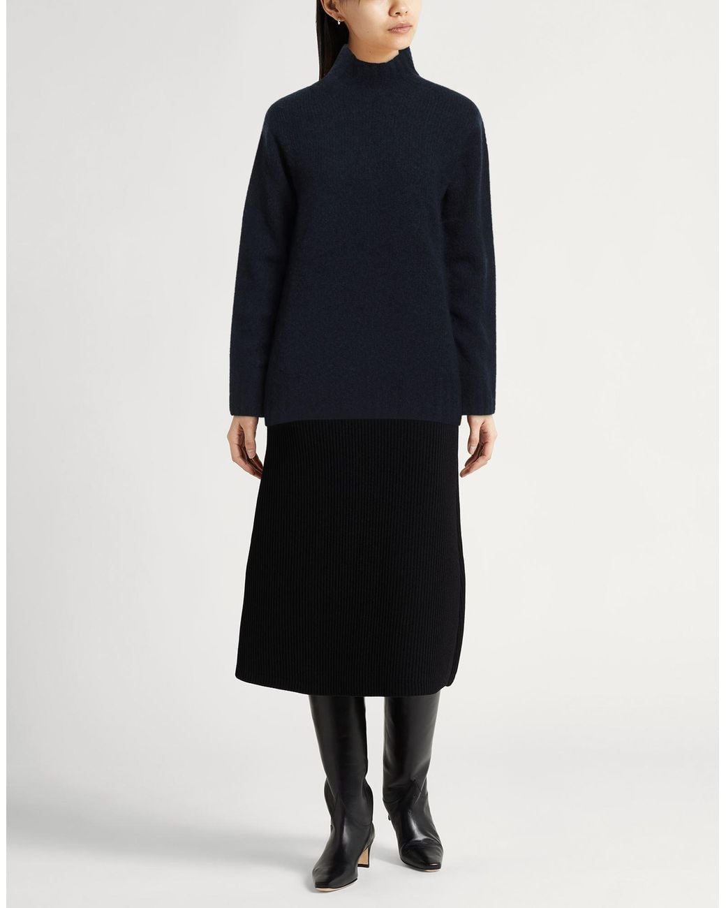 Gentry Portofino Blue Rollkragenpullover