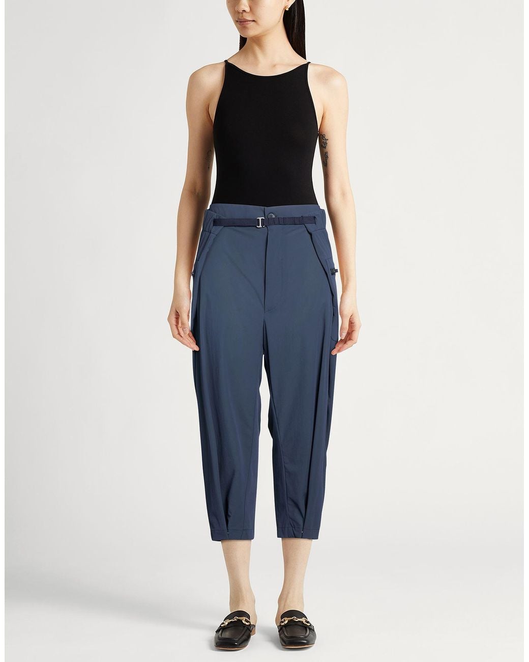 Herno Blue Pants Polyamide, Polyurethane