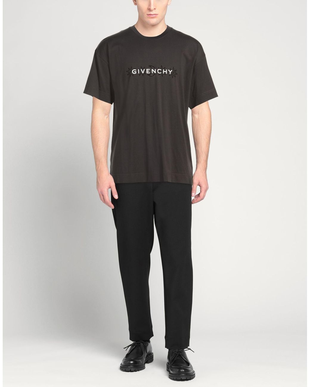 Givenchy Black Charcoal T-Shirt Cotton for men