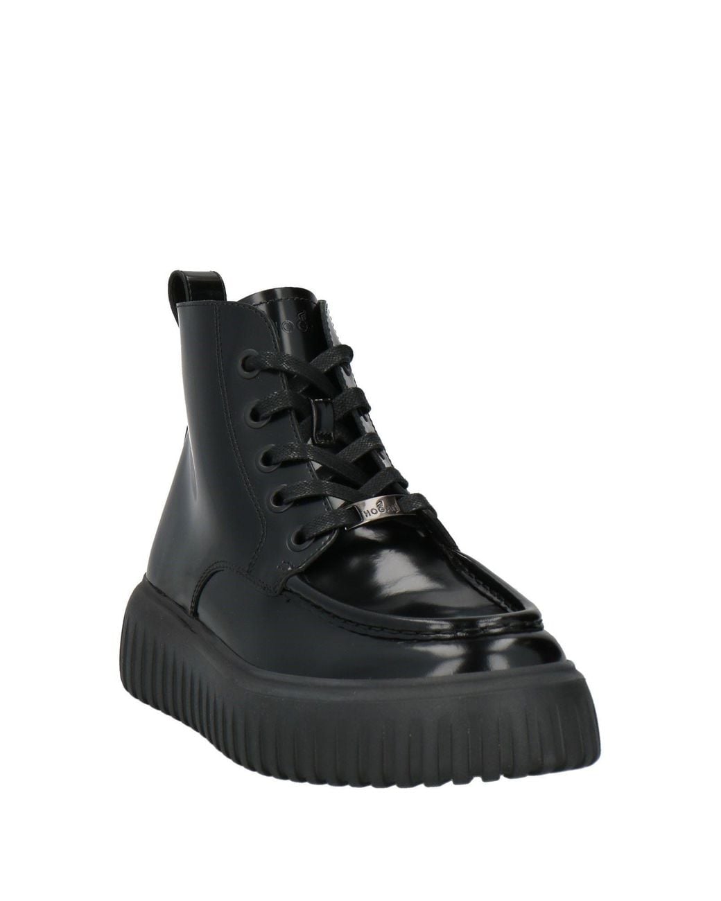 Hogan Black Ankle Boots Leather for men