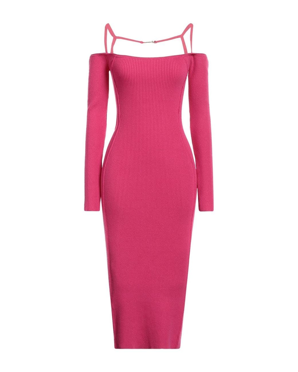 Jacquemus Pink Midi Dress