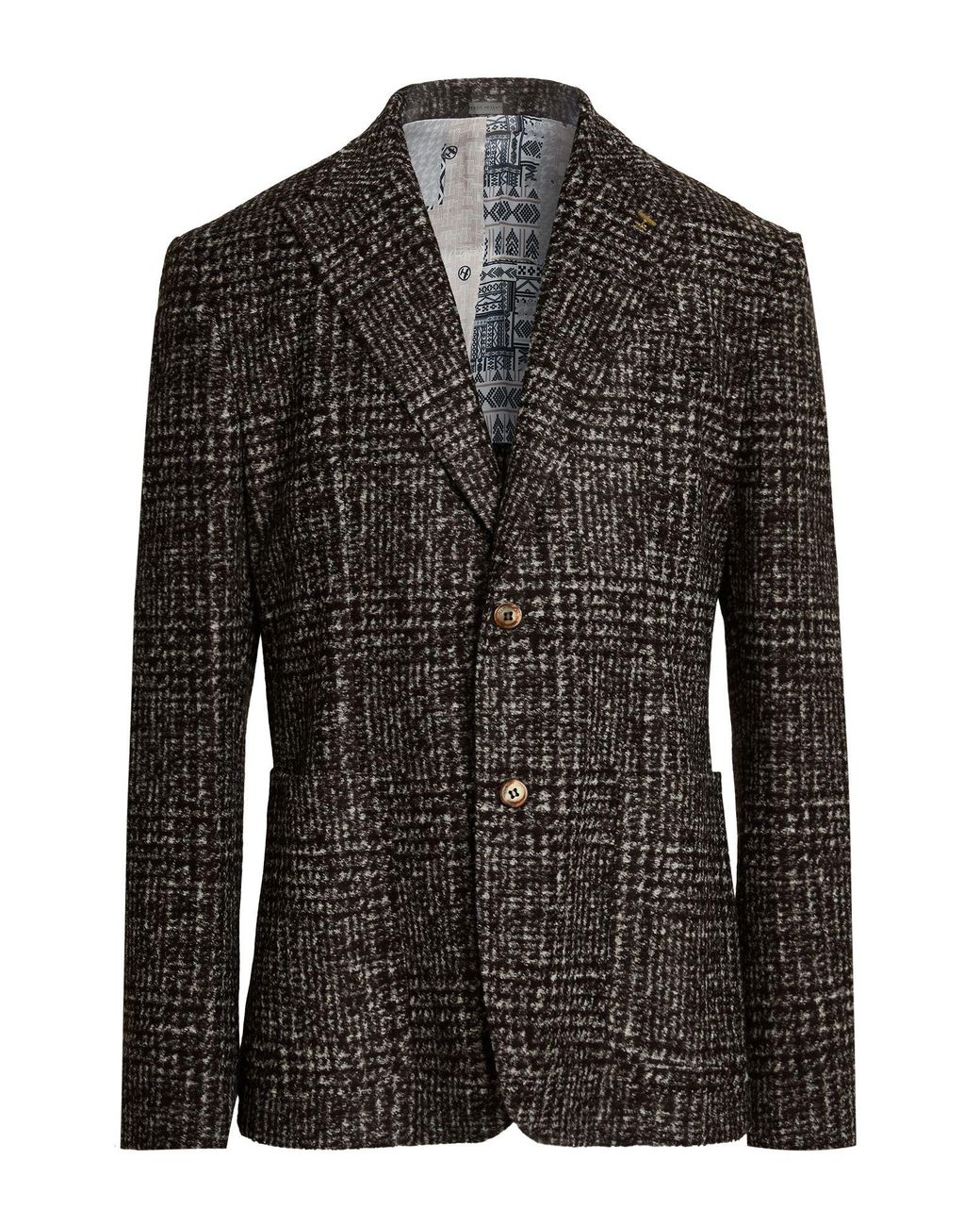 Havana & Co. Black Blazer Acrylic, Virgin Wool, Polyester for men