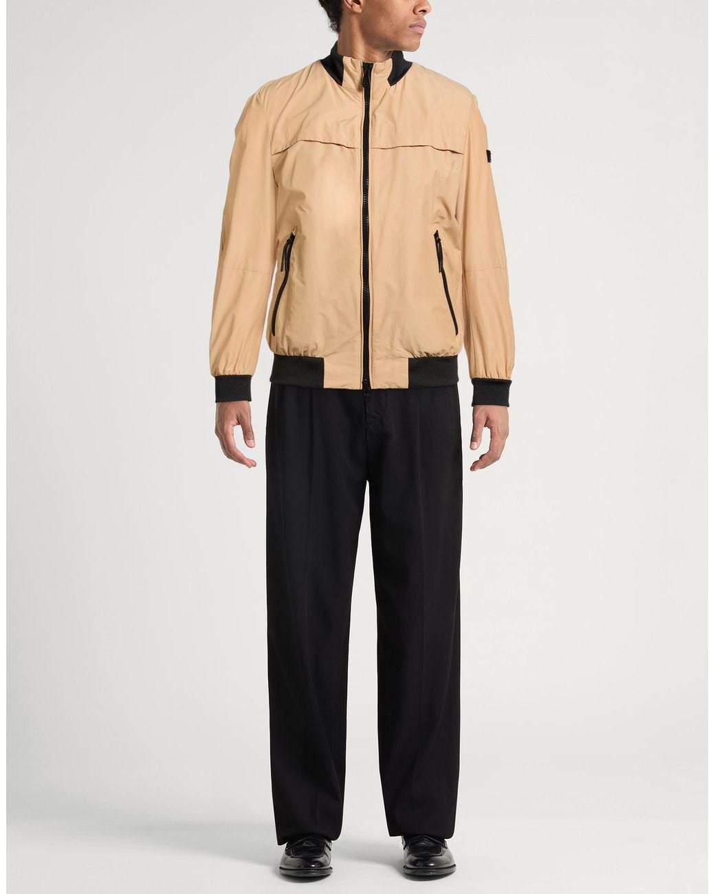Peuterey Natural Jacket Cotton, Polyamide for men