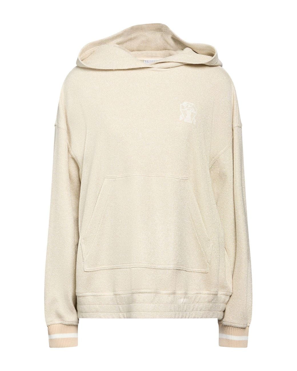 Brunello Cucinelli Natural Sweatshirt Cotton, Viscose, Polyester