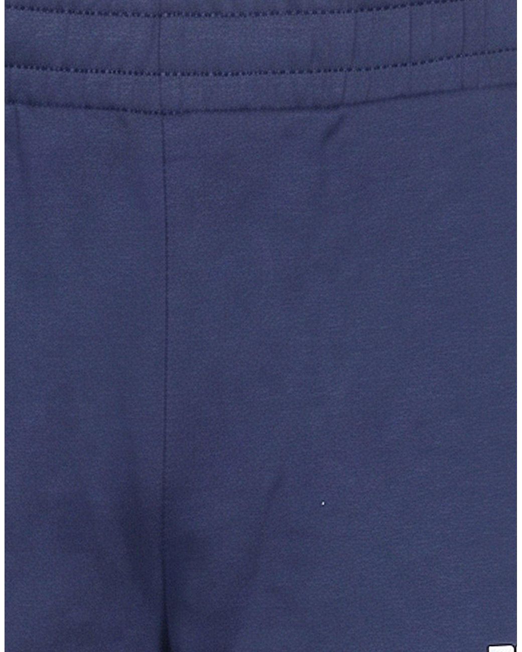 PUMA Blue Pants Cotton, Polyester, Elastane for men