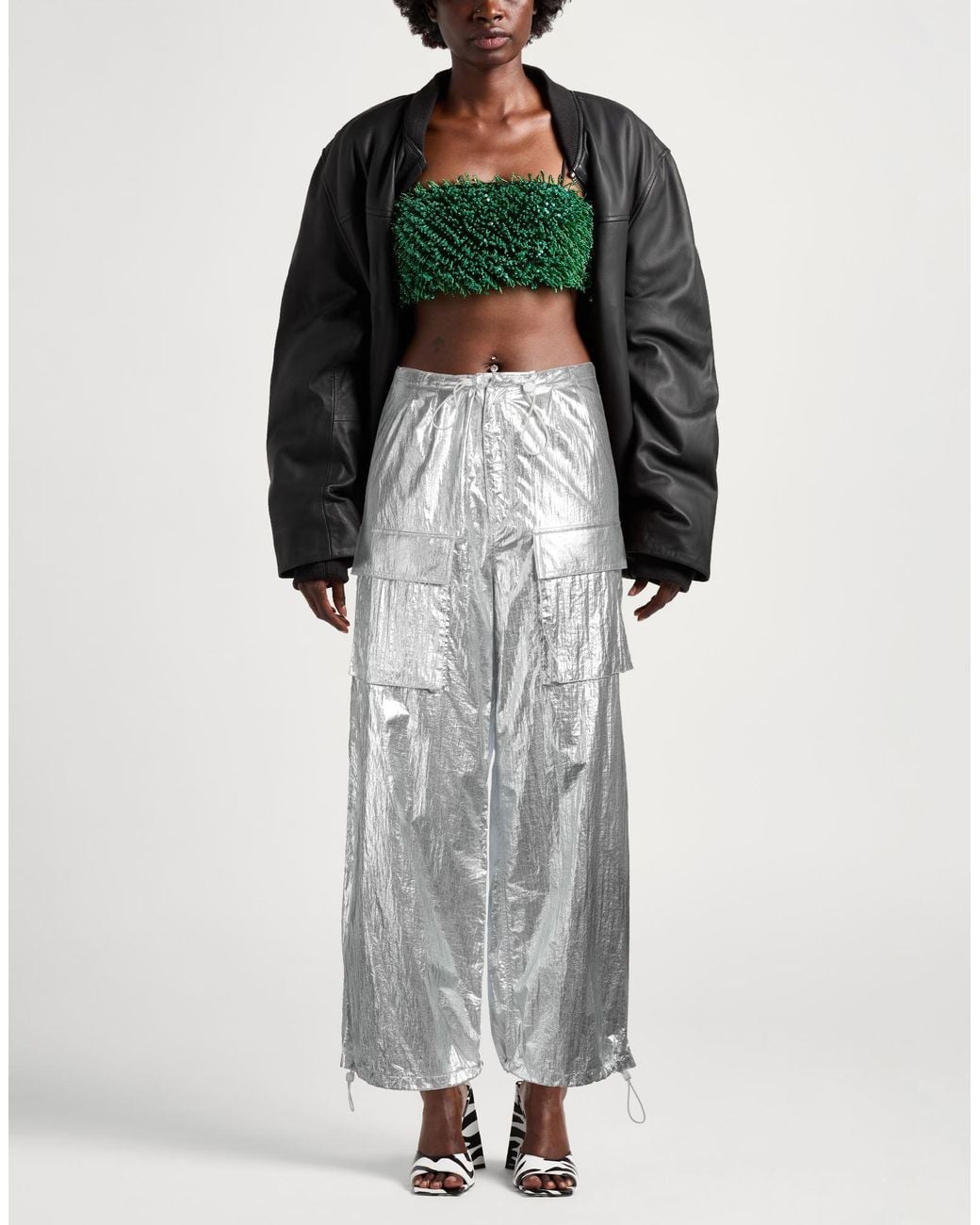 MM6 by Maison Margiela Gray Trouser