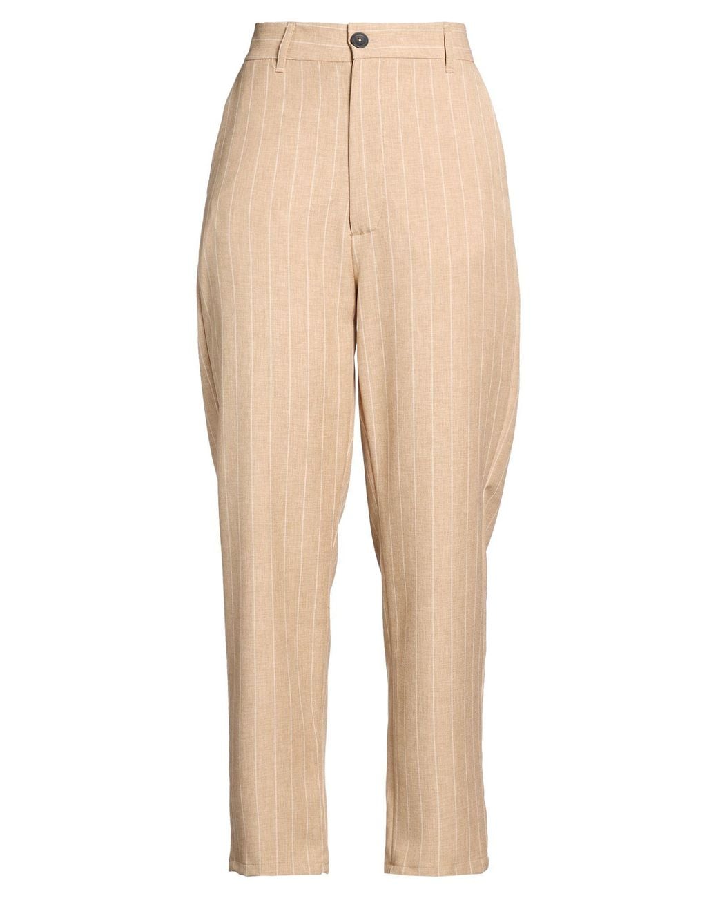 Imperial Natural Camel Pants Polyester, Viscose