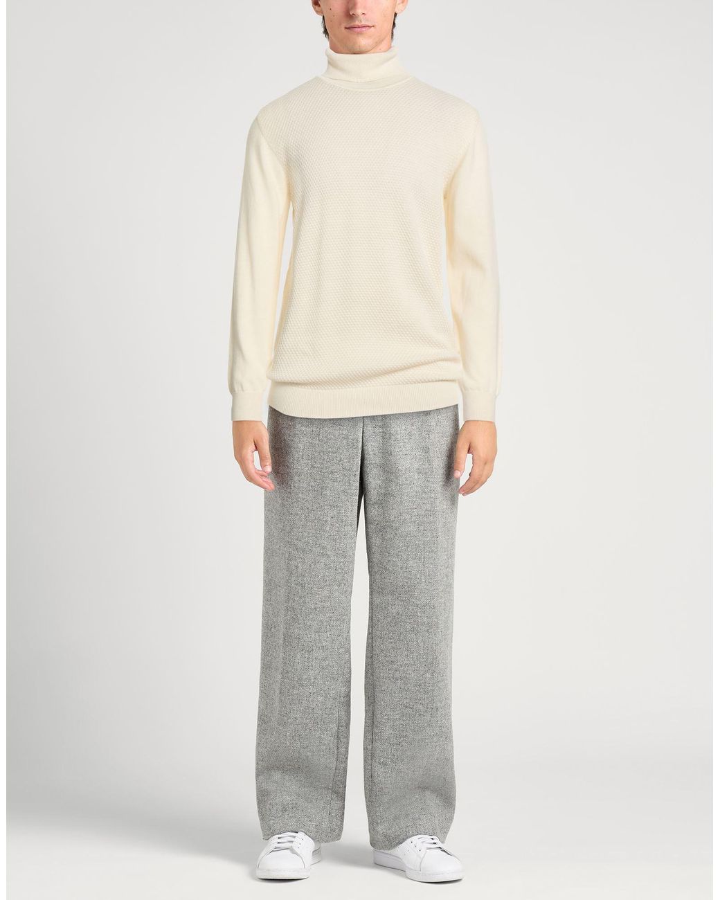 Liu Jo White Turtleneck for men