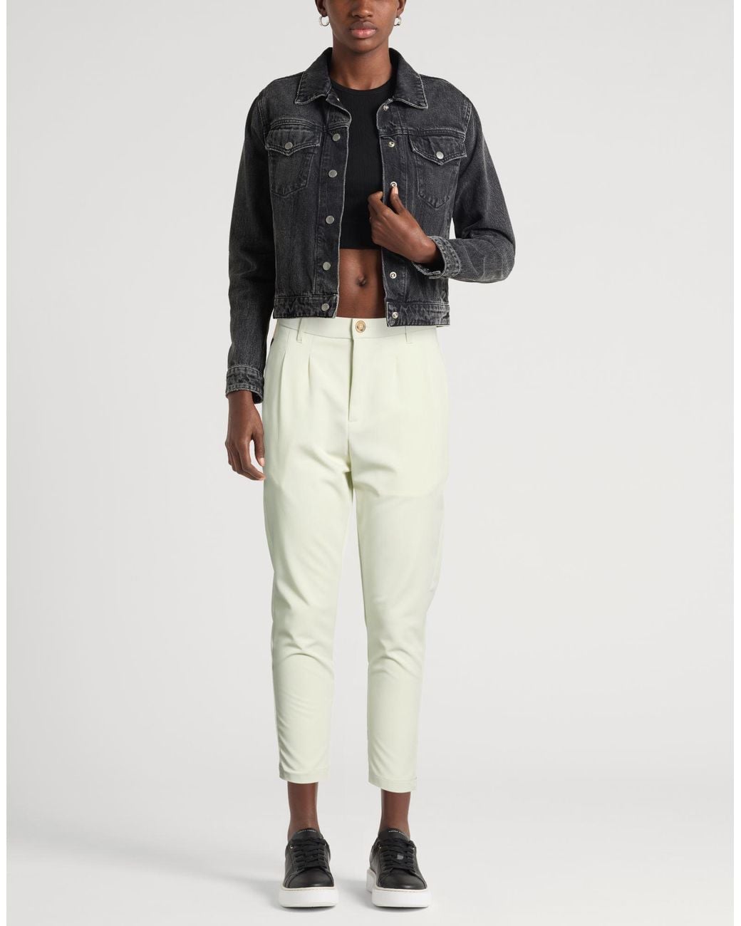 Imperial Natural Pants Polyester, Viscose, Elastane