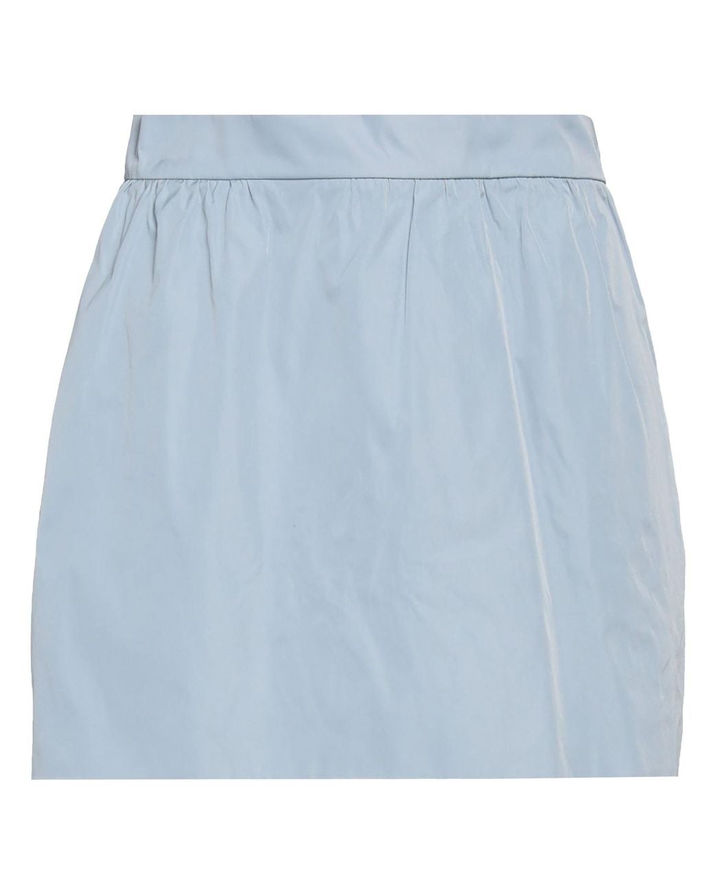 RED Valentino Blue Mini Skirt Polyester