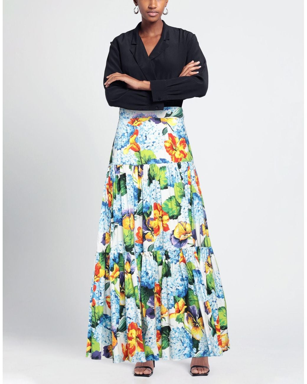 Dolce & Gabbana White Maxi Skirt