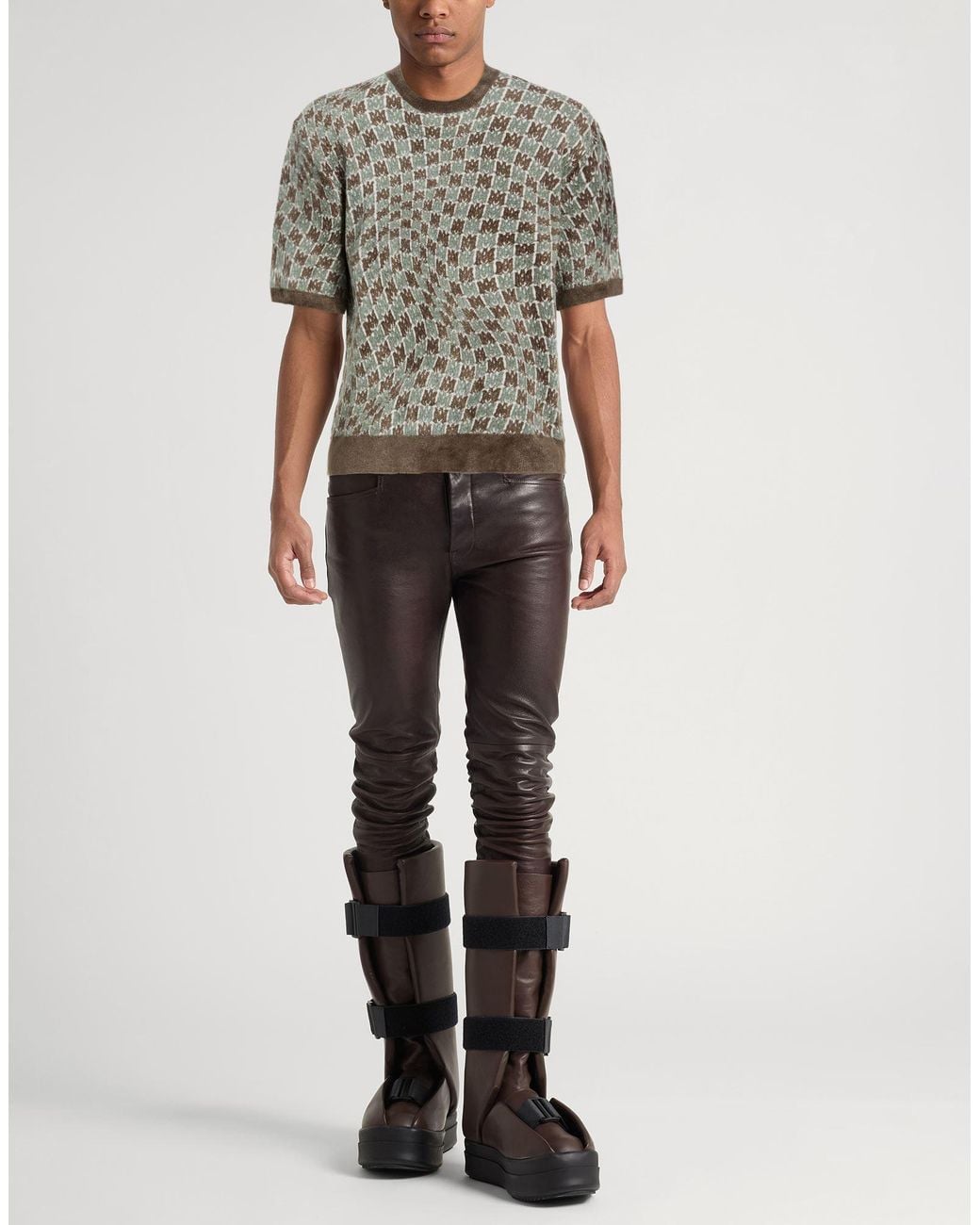 Amiri Gray Sweater Viscose, Polyamide for men