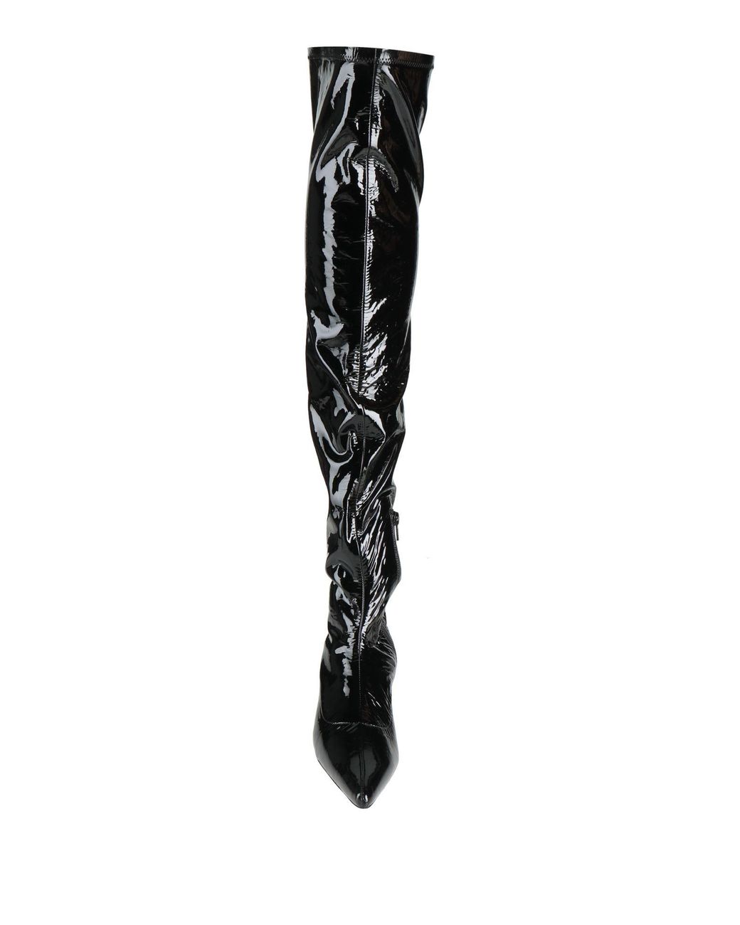 Khaite Black Boot Leather